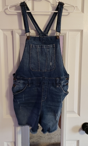 Justice Denim Short Overalls | Poshmark